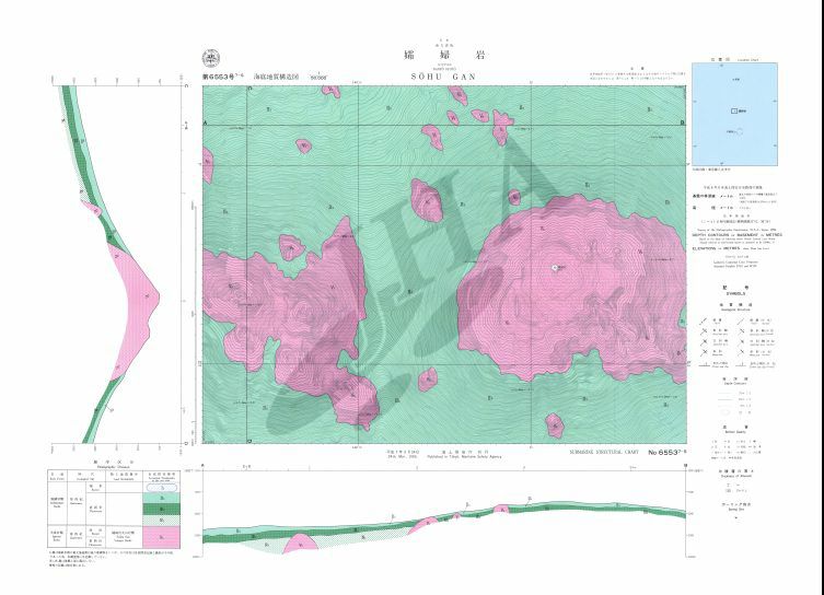 孀婦岩 (海底地質構造図) - ウインドウを閉じる