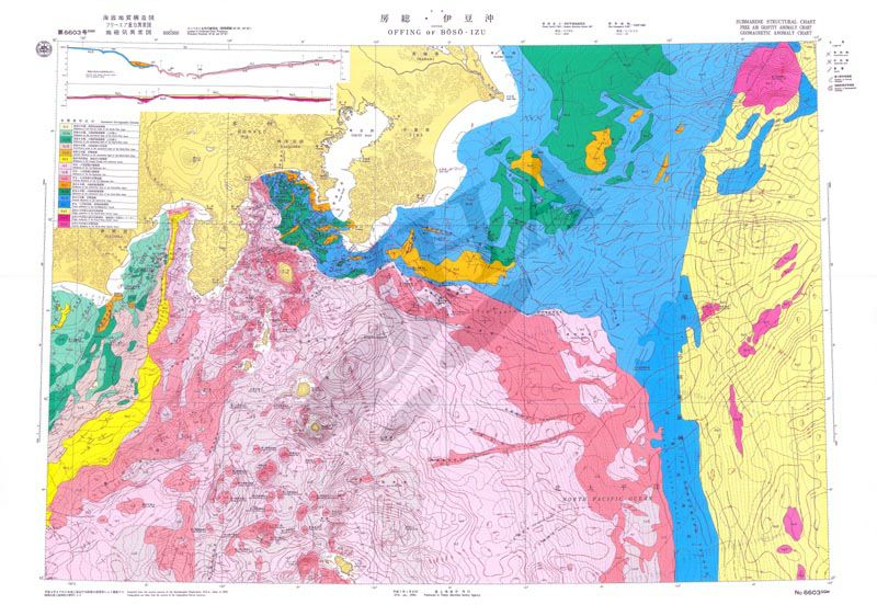 房総・伊豆沖(海底地質構造図) - ウインドウを閉じる