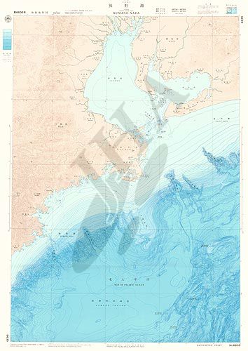 熊野灘(海底地形図) - ウインドウを閉じる