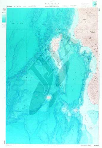 奥尻島付近(海底地形図) - ウインドウを閉じる