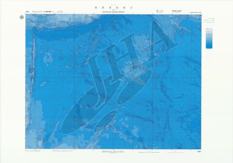 南西諸島南方(海底地形図) - ウインドウを閉じる