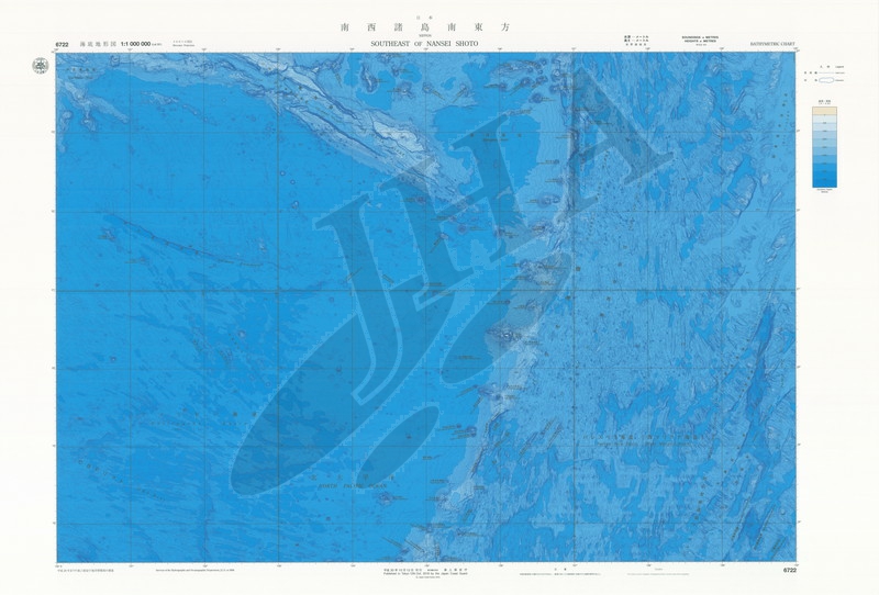 南西諸島南東方(海底地形図) - ウインドウを閉じる