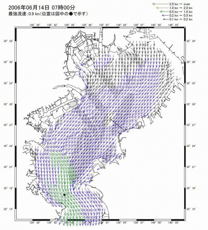 潮流メッシュ推算データ - ウインドウを閉じる