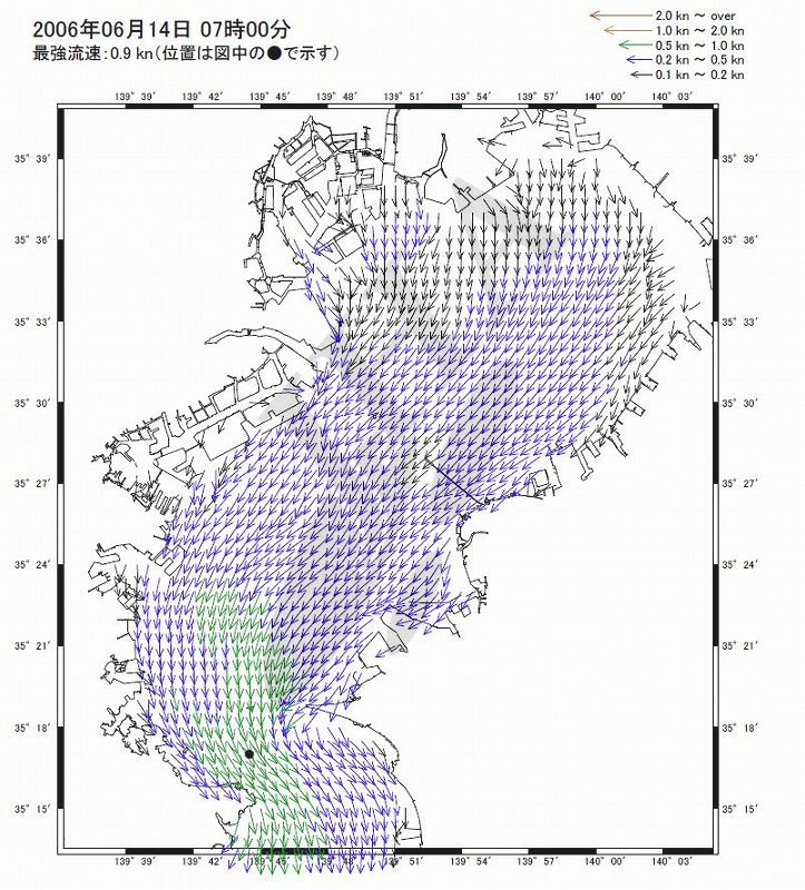 潮流メッシュ推算データ - ウインドウを閉じる