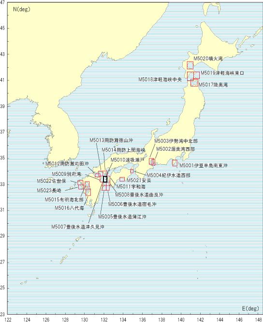 海底地形デジタルデータM5000シリーズ（アスキーファイル） - ウインドウを閉じる