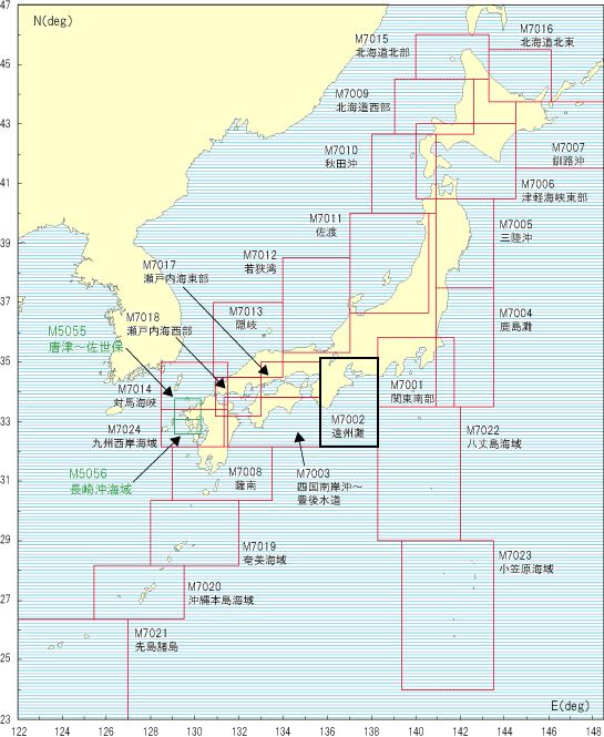 海底地形デジタルデータM7000シリーズ（シェープファイル） - ウインドウを閉じる