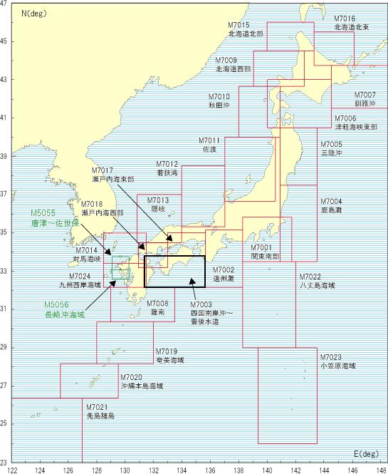 海底地形デジタルデータM7000シリーズ（シェープファイル） - ウインドウを閉じる