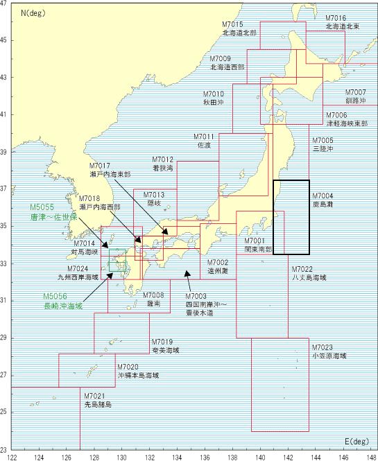 海底地形デジタルデータM7000シリーズ（シェープファイル） - ウインドウを閉じる