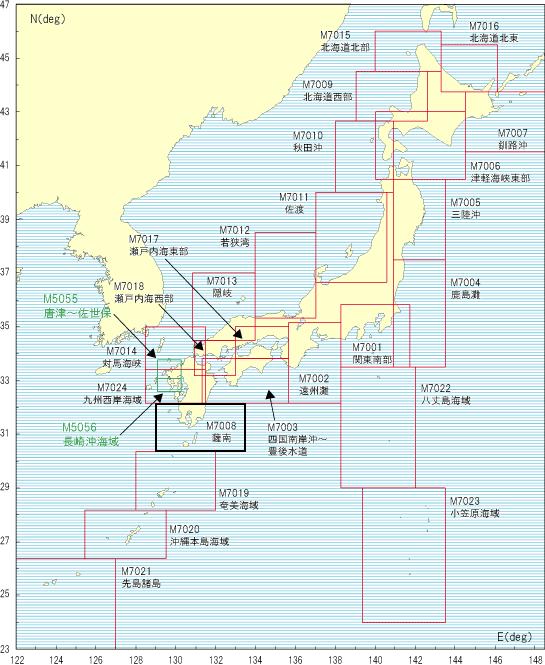 海底地形デジタルデータM7000シリーズ（シェープファイル） - ウインドウを閉じる