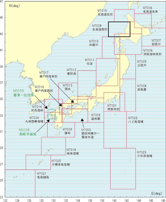 海底地形デジタルデータM7000シリーズ（シェープファイル） - ウインドウを閉じる