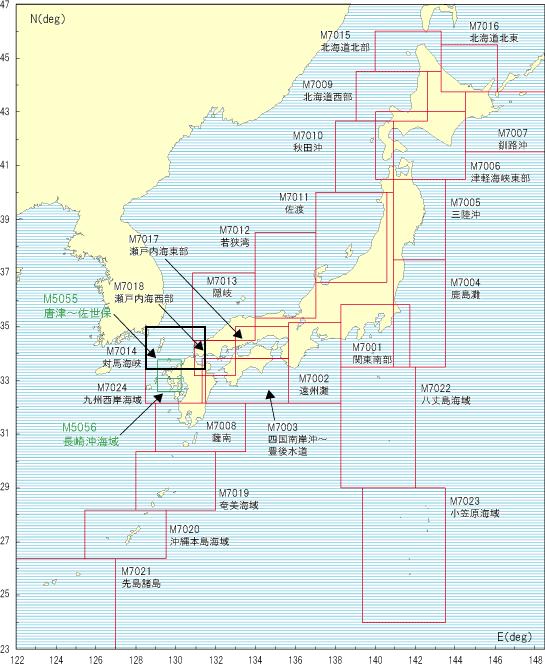 海底地形デジタルデータM7000シリーズ（シェープファイル） - ウインドウを閉じる