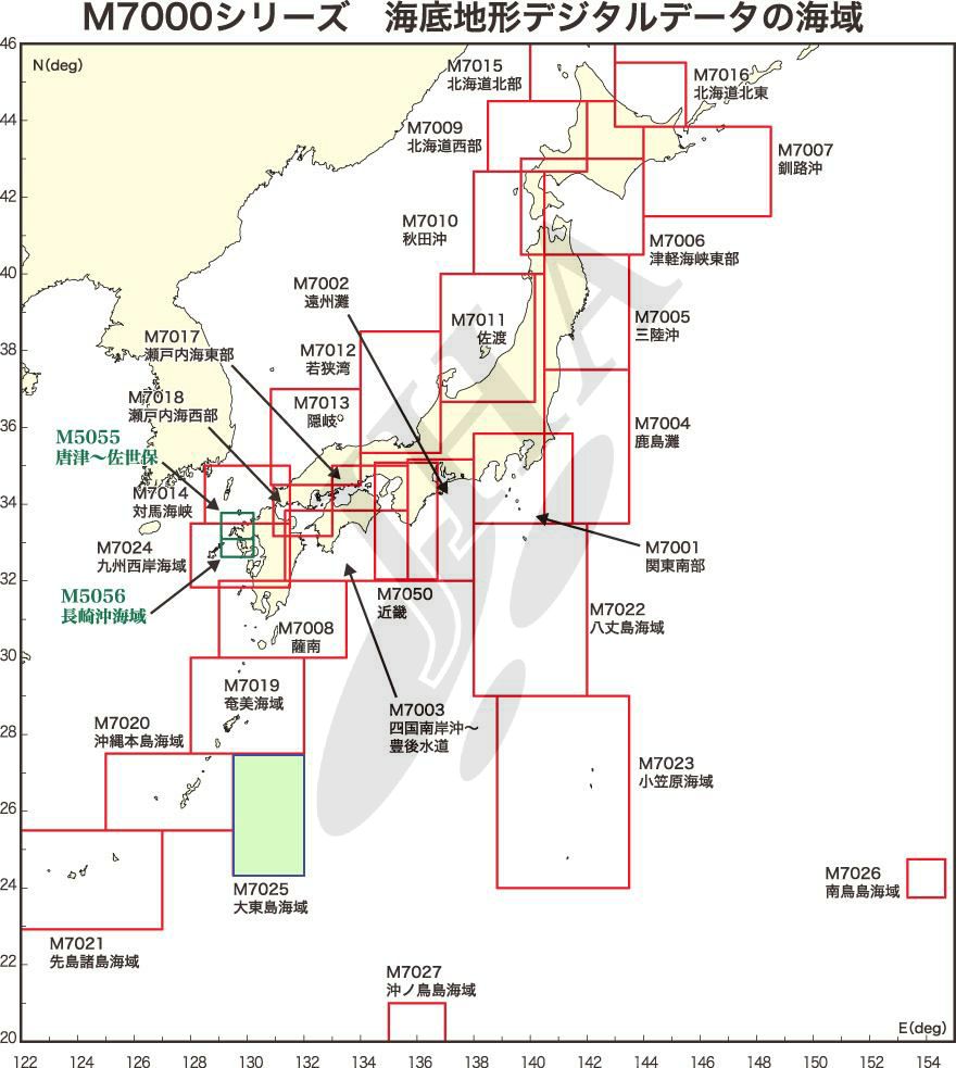 海底地形デジタルデータM7000シリーズ（アスキーファイル） - ウインドウを閉じる