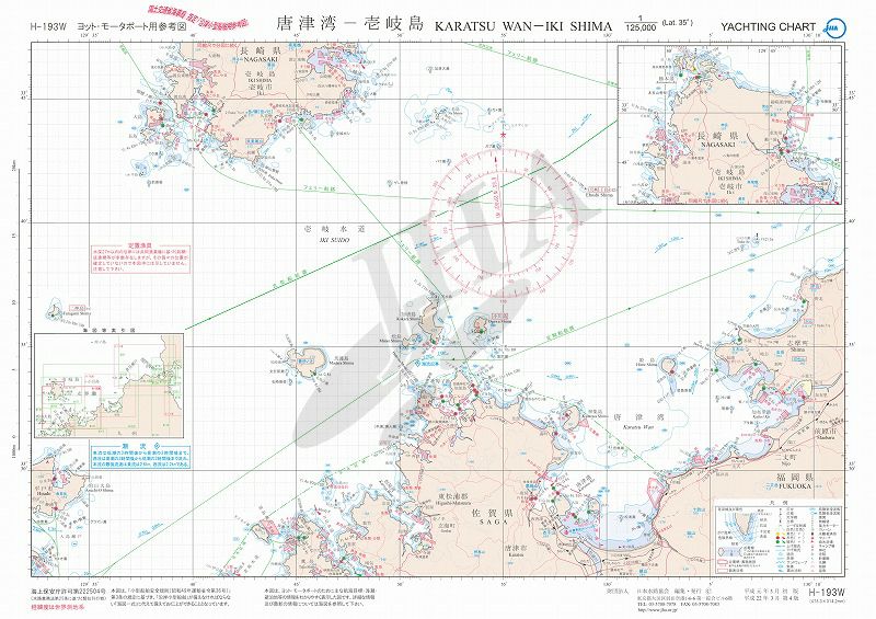 唐津湾－壱岐島　【B3判】 - ウインドウを閉じる