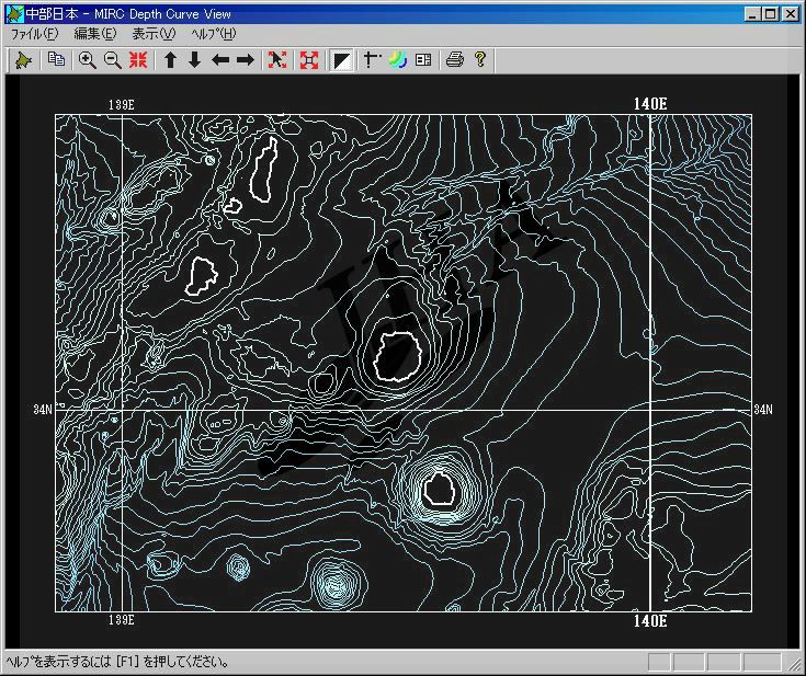 日本近海100m等深線データ(中部日本海域) - ウインドウを閉じる