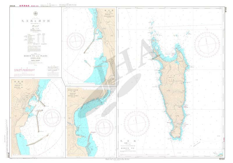礼文島及諸分図 - ウインドウを閉じる