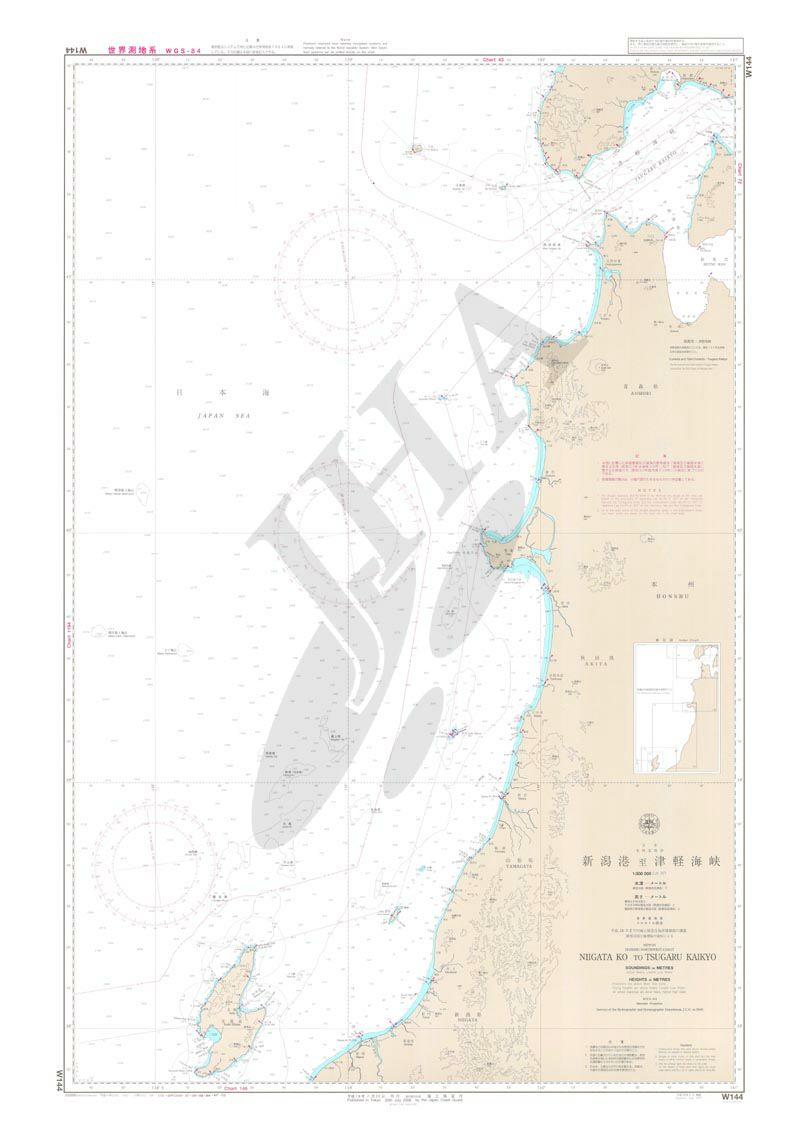 新潟港至津軽海峡 - ウインドウを閉じる