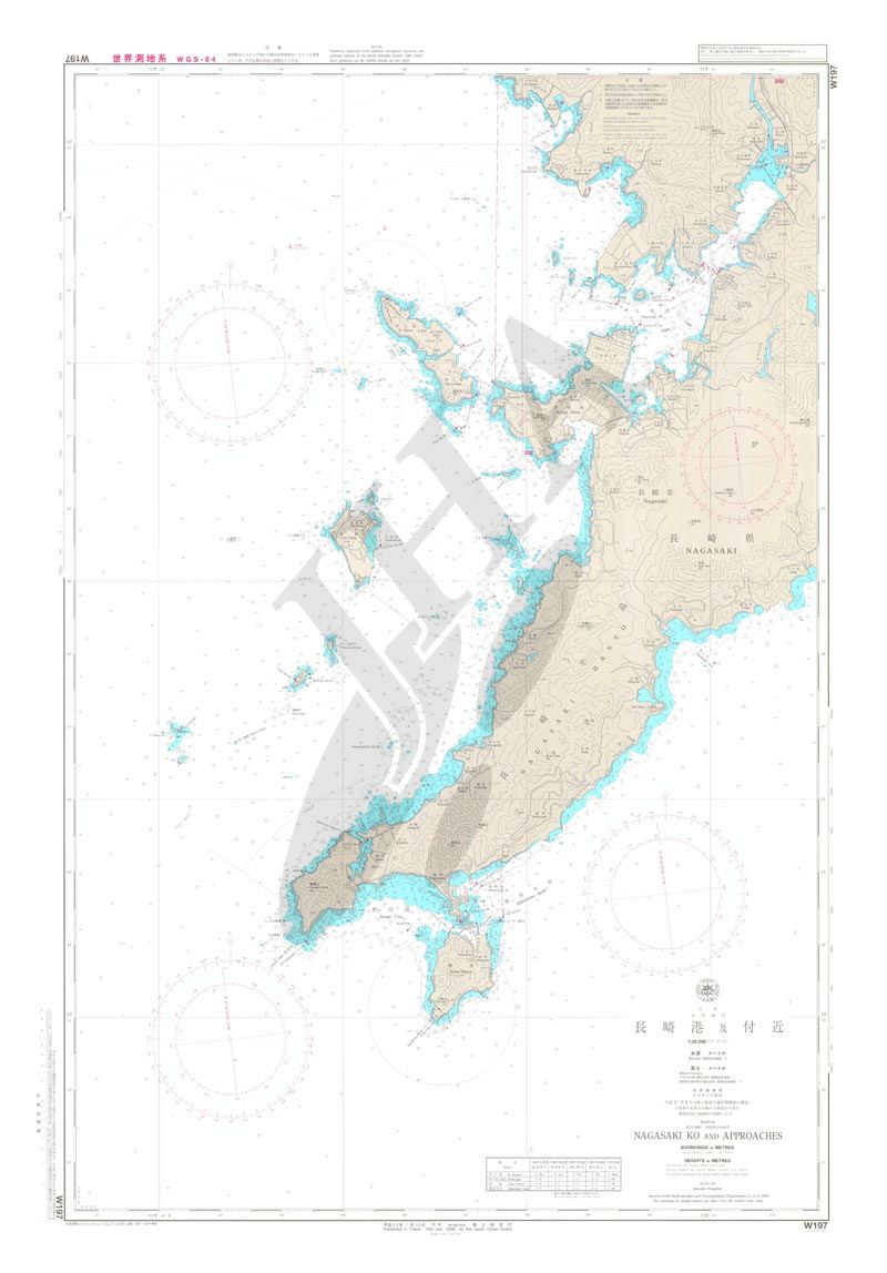 長崎港及付近 - ウインドウを閉じる